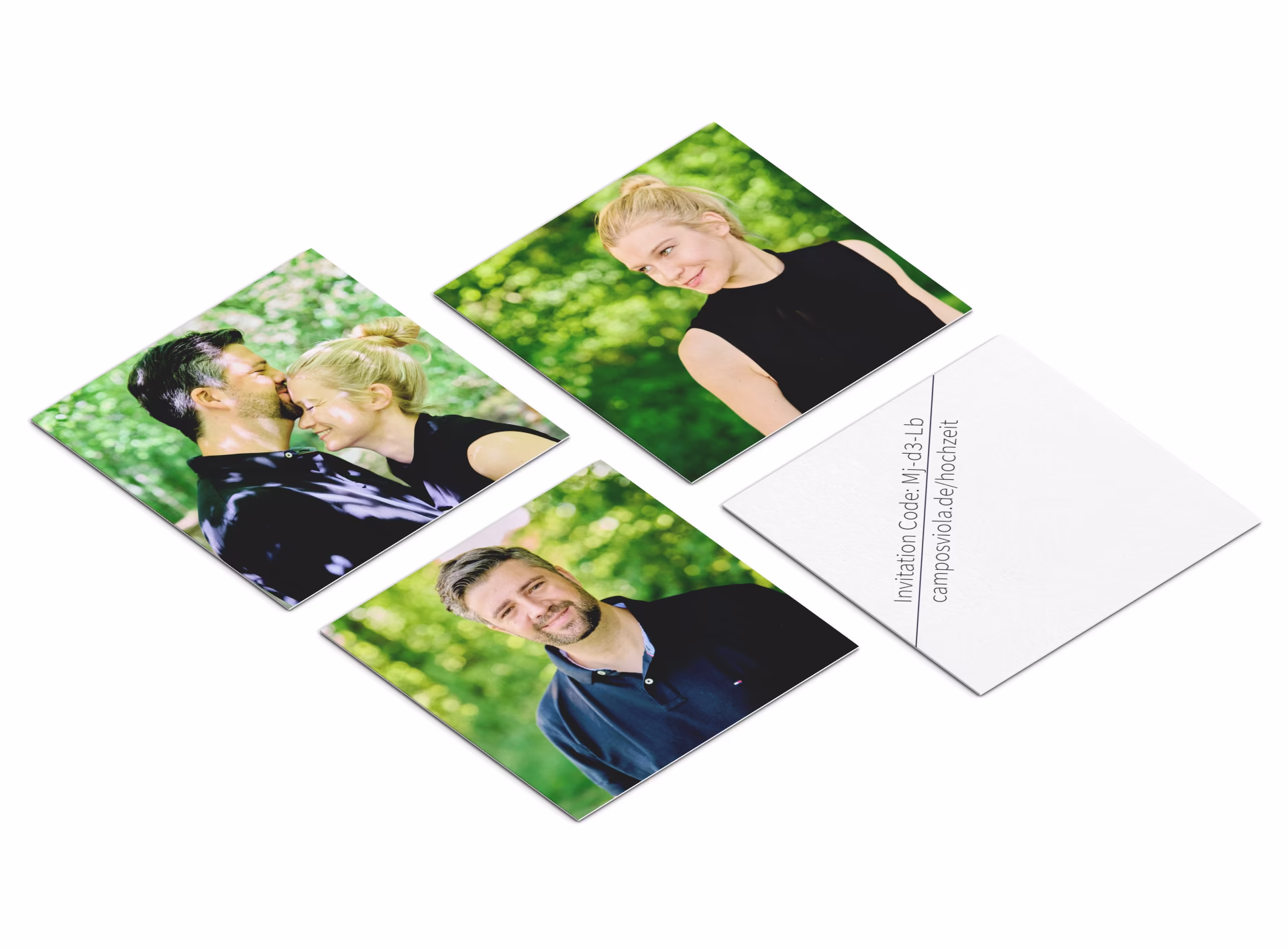 Personalisierte Gästekarten für die Hochzeit - Gilching