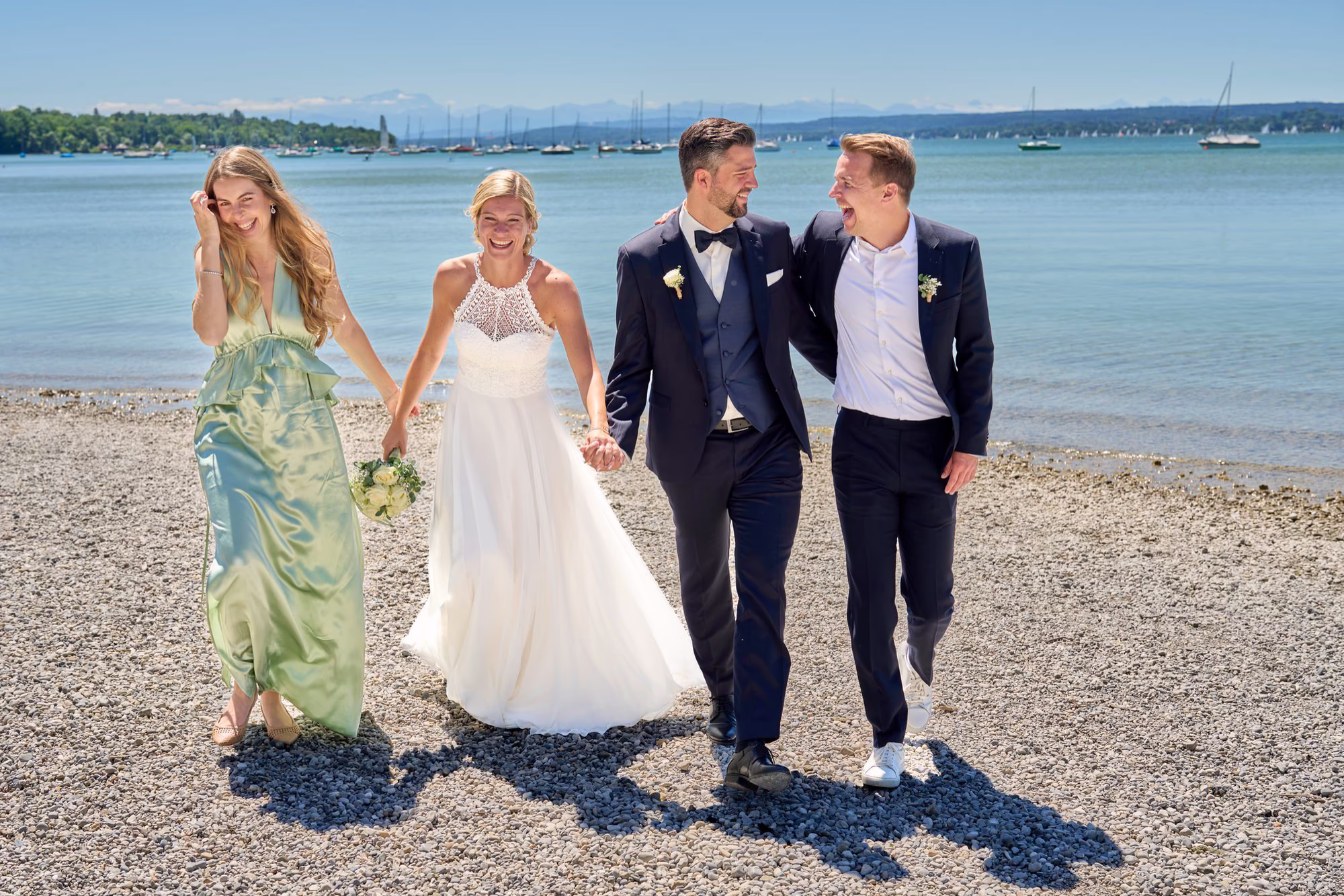 Romantisches Paarshooting im Grünen - Hochzeitsfotograf Gilching